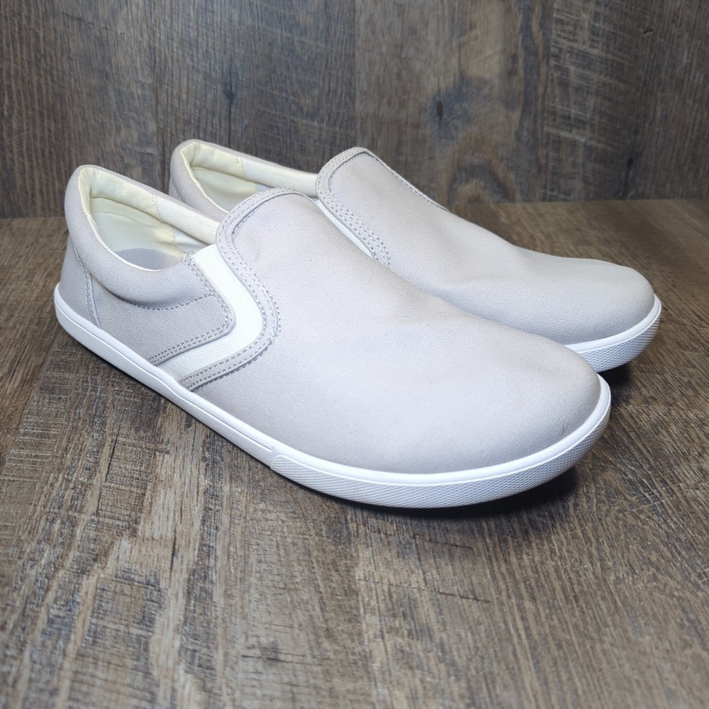 Xero Shoes Men's Dillon Canvas Slip-On Barefoot Classic Sneaker Grey Size 11.5